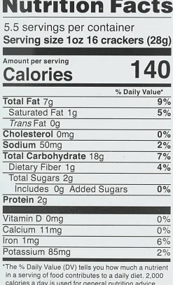 RW Garcia Organic Crackers, Sweet Potato, 5.5 Oz, Total Qty 6