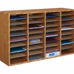 Safco® Adjustable Wood Literature Organizer, 24