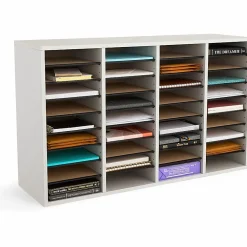 Safco® Adjustable Wood Literature Organizer, 24