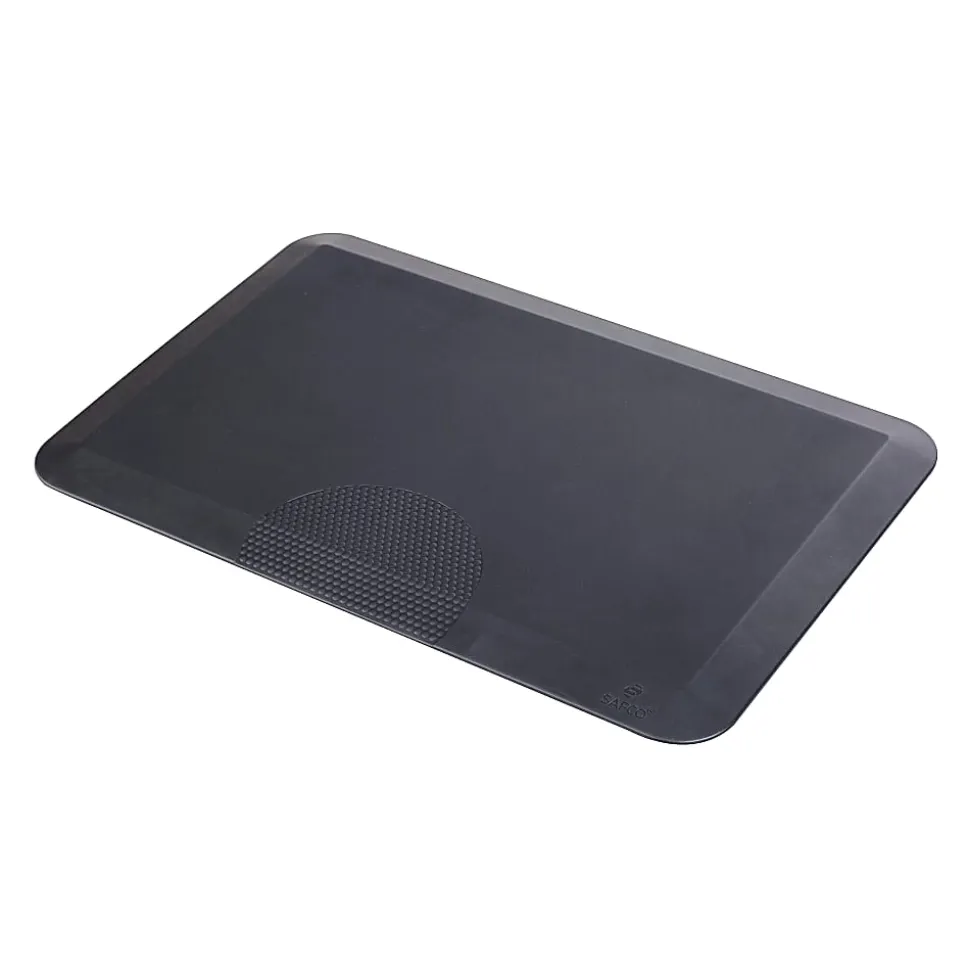 Safco® Anti-Fatigue Mat, Rectangular, 20" x 30", Black