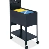 Safco® Extra Deep Letter Tub File, 28-1/4"H x 13-1/2"W x 24-3/4"D, Black