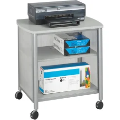 Safco® Impromptu Machine Stand, 26 1/2"H x 26 1/4"W x 21"D, Gray