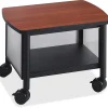 Safco® Impromptu Under-Table Printer Stand, 14 1/2"H x 20 1/2"W x 16 1/2"D, Black/Cherry