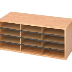 Safco Laminte Literature Organizer - 12 Compartment(s) - Compartment Size 2.50"x9"x11.75" - 12"x29"x 12" Depth - 9401MO