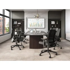 Safco® Medina Basic Ergonomic Mesh High-Back Desk Chair, Black