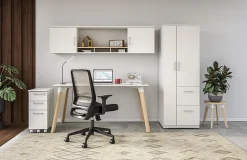 Safco® Medina Basic Ergonomic Mesh High-Back Desk Chair, Black