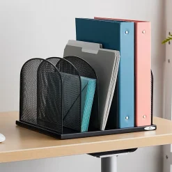 Safco Mesh Desk Organizers, 5 Compartment(s), 2