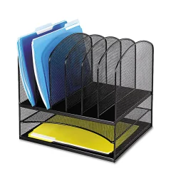 Safco® Onyx Mesh Desk Organizer, 13