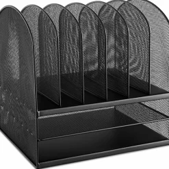 Safco® Onyx Mesh Desk Organizer, 13