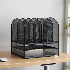 Safco® Onyx Mesh Desk Organizer, 13