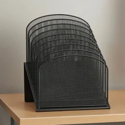 Safco® Onyx Mesh 8-Tier Desk Organizer, 14