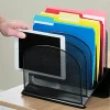 Safco® Onyx Mesh 5-Tier Desk Organizer, 12"H x 11 1/4"W x 7 1/4"D, Black