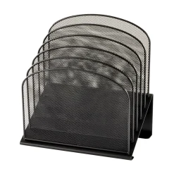 Safco® Onyx Mesh 5-Tier Desk Organizer, 12