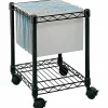 Safco® Rolling Cart, Letter/Legal, Black