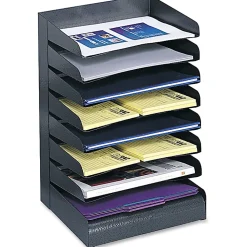 Safco® Steel Desk Tray Sorter, 8 Shelf, 17 3/4