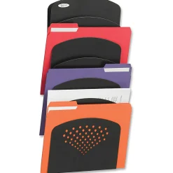 Safco® Steel 7-Pocket Wall Rack, 21 3/4