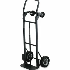 Safco® Tuff Truck™ Convertible Hand Truck, 400-500 Lb. Capacity, 8" Wheel, Black