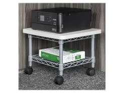 Safco® Underdesk Printer/Fax Stand, Gray