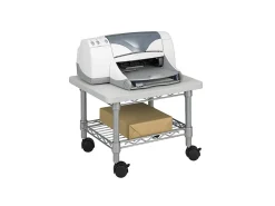 Safco® Underdesk Printer/Fax Stand, Gray