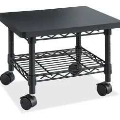 Safco® Under-Desk Printer/Fax Stand, Black