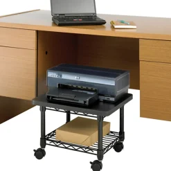 Safco® Under-Desk Printer/Fax Stand, Black