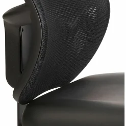 Safco® Vue™ Intensive Use Mesh Task Chair, Black Vinyl