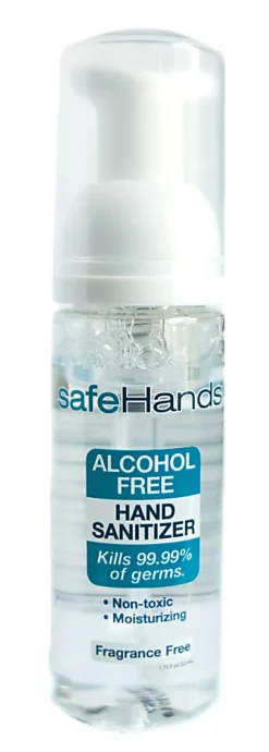 safeHands® Alcohol-Free Hand Sanitizer, 1.75 Oz, Pack Of 24 Bottles