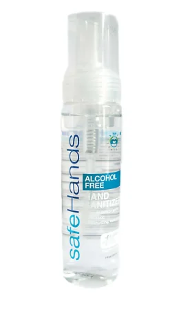 safeHands® Alcohol-Free Hand Sanitizer, 7 Oz, Pack Of 12 Bottles