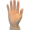 Safety Zone Powder Free Clear Vinyl Gloves - 9.25" Glove - Large Size - Clear - Latex-free, DEHP-free, DIN - GVP9LGHH