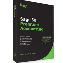 SAGE 50 Premium Accounting, 2024, 1-Year Subscription, Windows®, Product Key