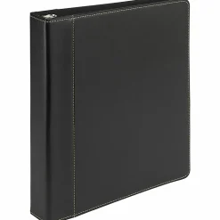 Samsill Contrast Stitch Bonded Leather Ring Binder, 1