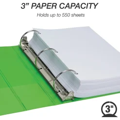 Samsill Earthchoice Durable View Binder, 3