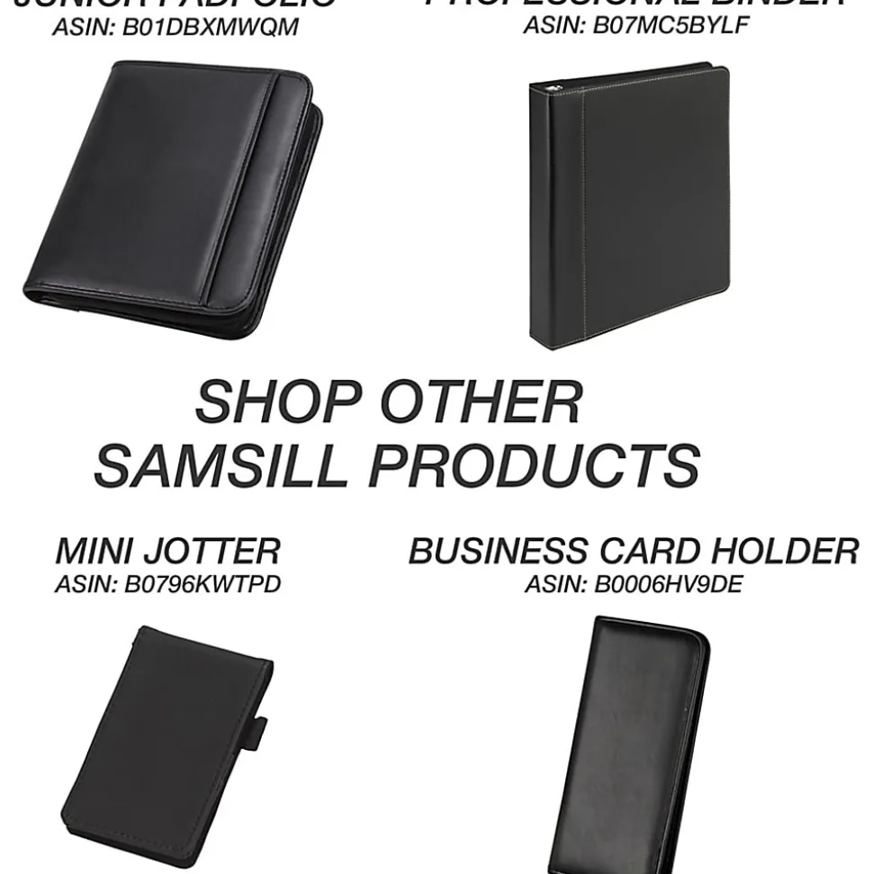 Samsill Letter Portfolio - 8 1/2"x11" - 3 Fastener(s) - 2" - 15670