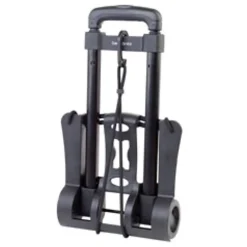 Samsonite® Compact Folding Luggage Cart, 70 Lb. Capacity, 37"H x 10"W x 12"D, Black