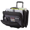 Samsonite® Double Gusset Wheeled Portfolio, Black