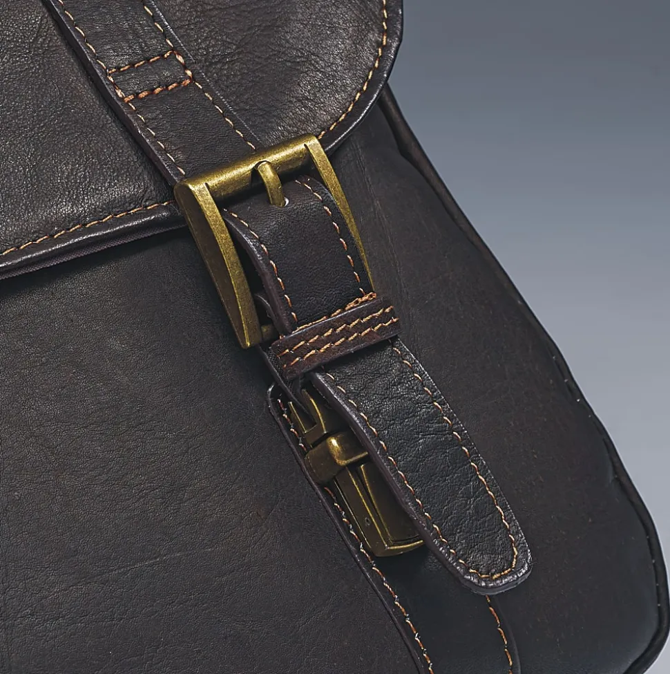 Samsonite® Leather Portfolio, 12" x 16.5" x 5", Brown
