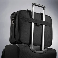 Samsonite® Xenon 3 2-Gusset Toploader Bag, 16 1/2"H x 12 3/4"W x 4 3/4"D, Black