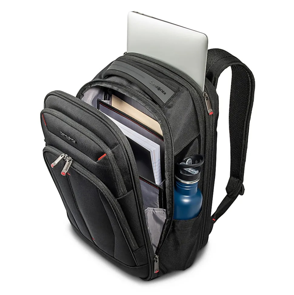 Samsonite® Xenon 4.0 Large Expandable Backpack With 15.6" Laptop/Tablet Pocket, Black