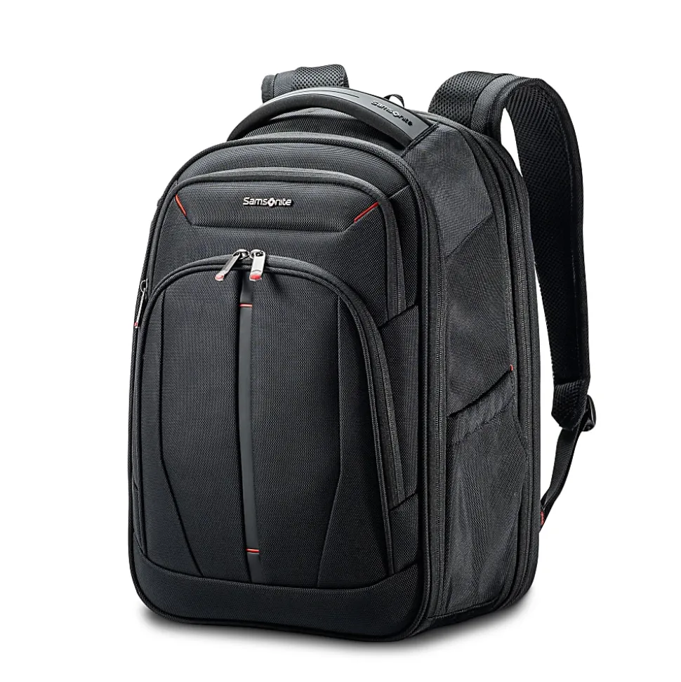 Samsonite® Xenon 4.0 Large Expandable Backpack With 15.6" Laptop/Tablet Pocket, Black