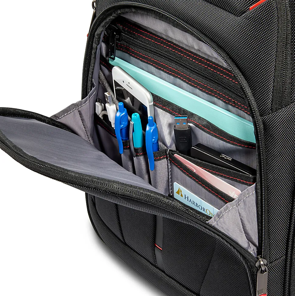 Samsonite® Xenon 4.0 Large Expandable Backpack With 15.6" Laptop/Tablet Pocket, Black