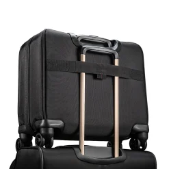 Samsonite® Xenon 4.0 Spinner Nylon Rolling Mobile Office With 15.6" Laptop Pocket And Tablet Pocket, 15-3/8"H x 15-3/4"W x 7-1/8"D, Black