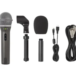 Samson Q2U Rugged Wired Dynamic Microphone - Gray - 6.56 ft - Mono - 50 Hz to 15 kHz - 32 Ohm -54 dB - SAQ2U