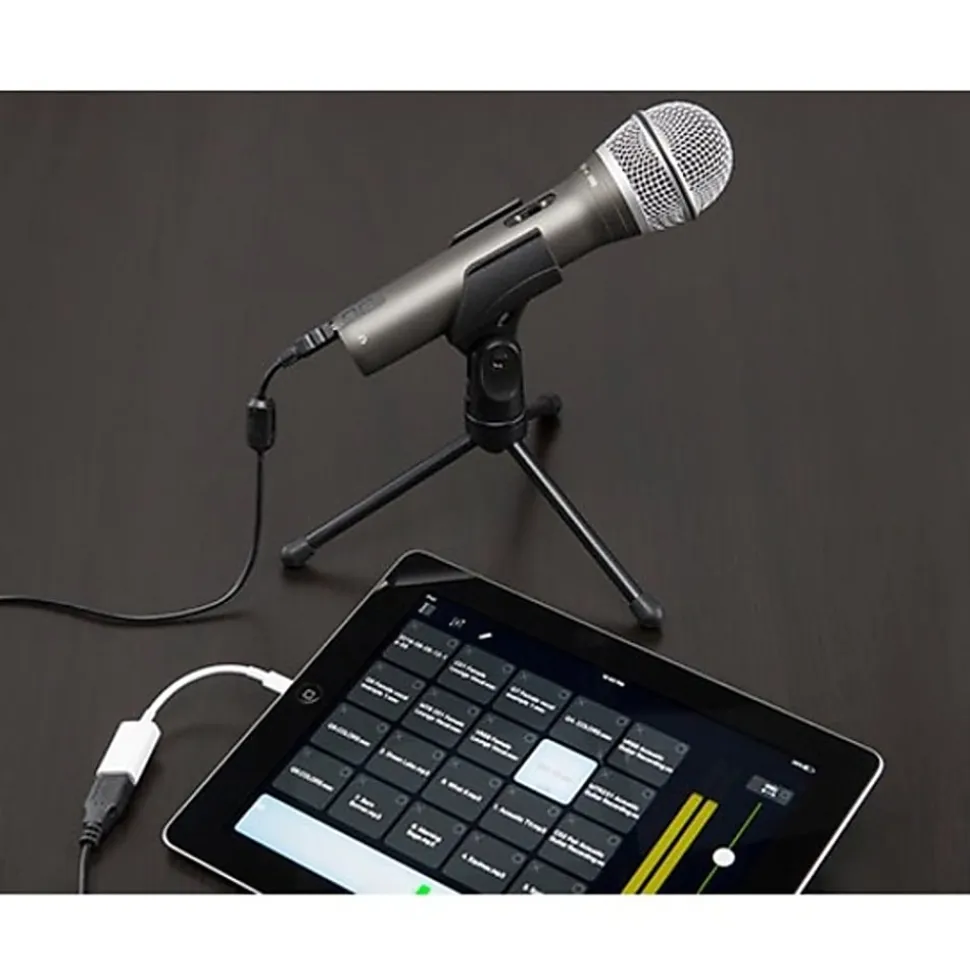 Samson Q2U Rugged Wired Dynamic Microphone - Gray - 6.56 ft - Mono - 50 Hz to 15 kHz - 32 Ohm -54 dB - SAQ2U