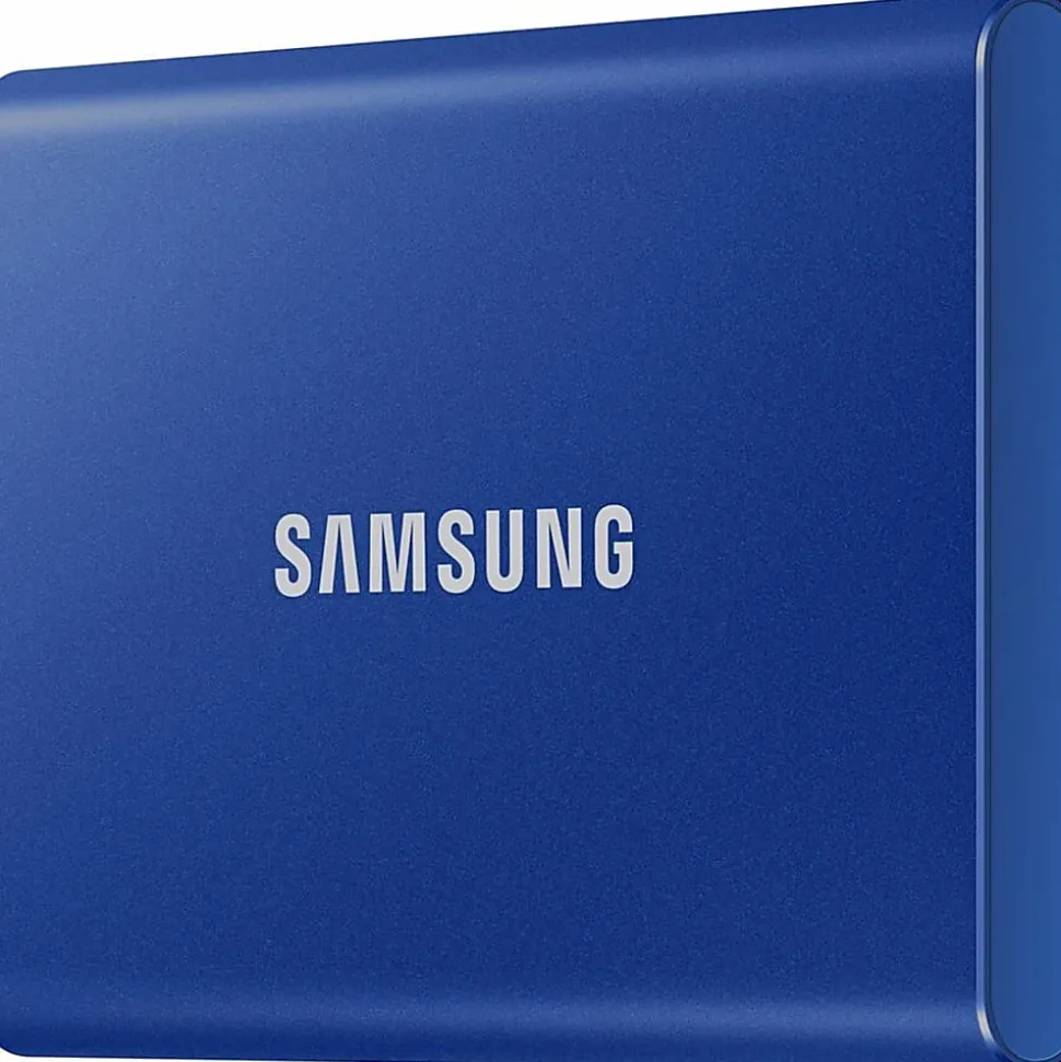 Samsung 500GB Portable External Solid State Drive, MU-PC500H/AM, Blue