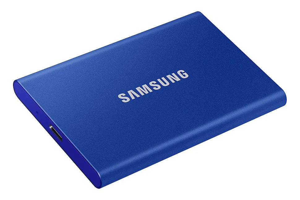 Samsung 500GB Portable External Solid State Drive, MU-PC500H/AM, Blue