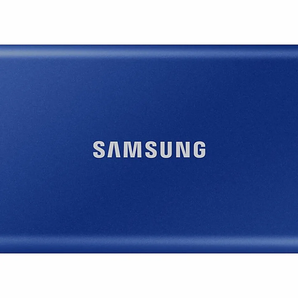 Samsung 500GB Portable External Solid State Drive, MU-PC500H/AM, Blue