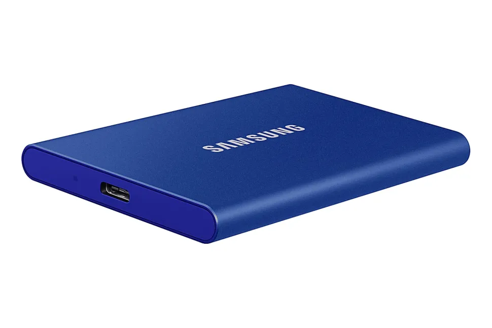 Samsung 500GB Portable External Solid State Drive, MU-PC500H/AM, Blue