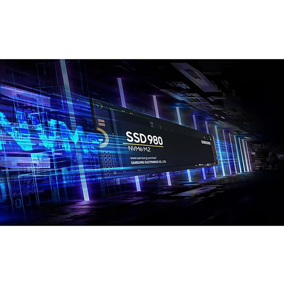 Samsung 980 PCIe 3.0 NVMe Gaming SSD 500GB - Desktop PC Device Supported - 3100 MB/s Maximum Read Transfer Rate - MZV8V500BAM