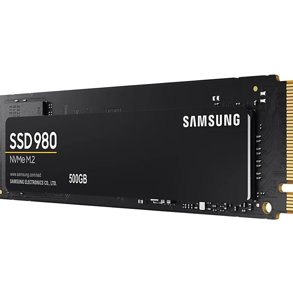 Samsung 980 PCIe 3.0 NVMe Gaming SSD 500GB - Desktop PC Device Supported - 3100 MB/s Maximum Read Transfer Rate - MZV8V500BAM