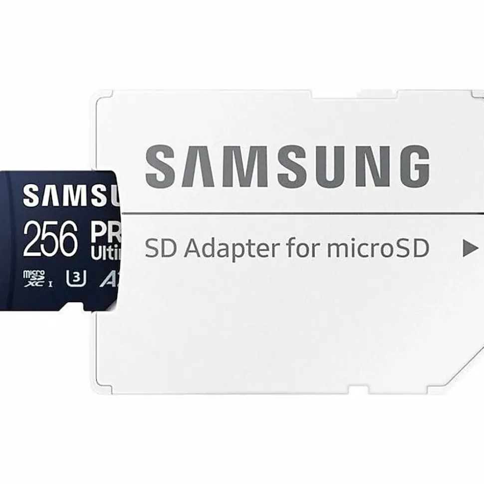 Samsung PRO Ultimate 256 GB Class 10/UHS-I (U3) V30 microSDXC - 1 - 200 MB/s Read - 130 MB/s Write - 10 Year Warranty